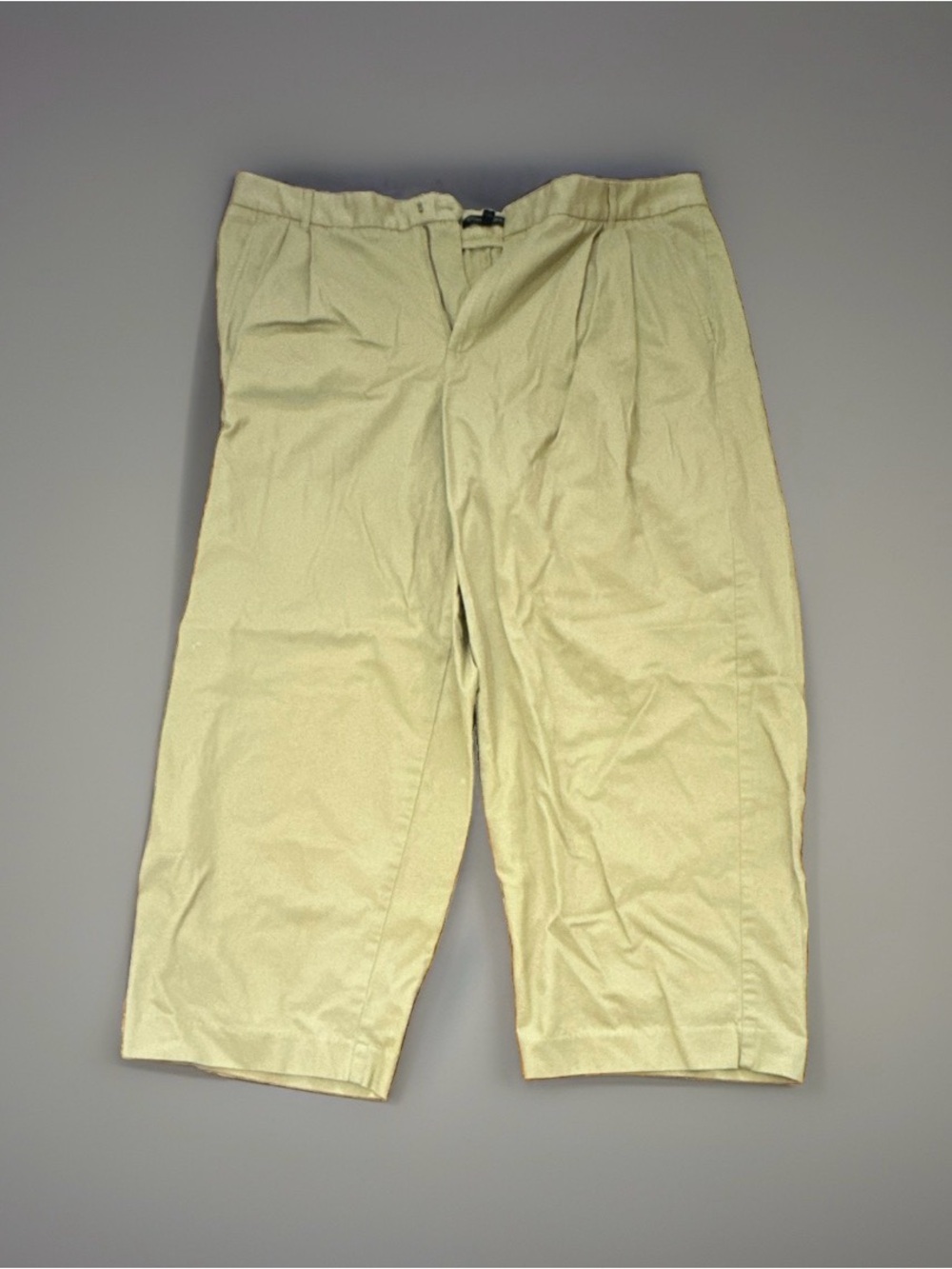 Banana Republic Womens Casual Tan Pleat Front Pants Sz 20
